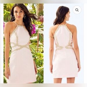 NWT Lilly Pulitzer Pearl Shift Dress - size 0 - light pink - Paradise Tint